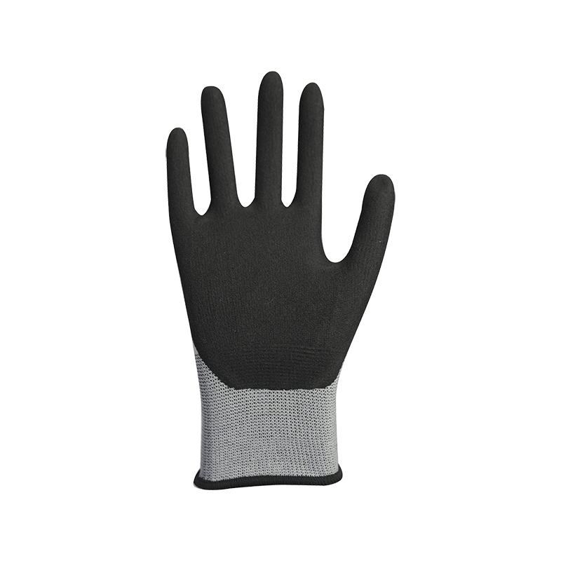 Lapisan nilon/spandeks 15G dengan lapisan nitril berpasir