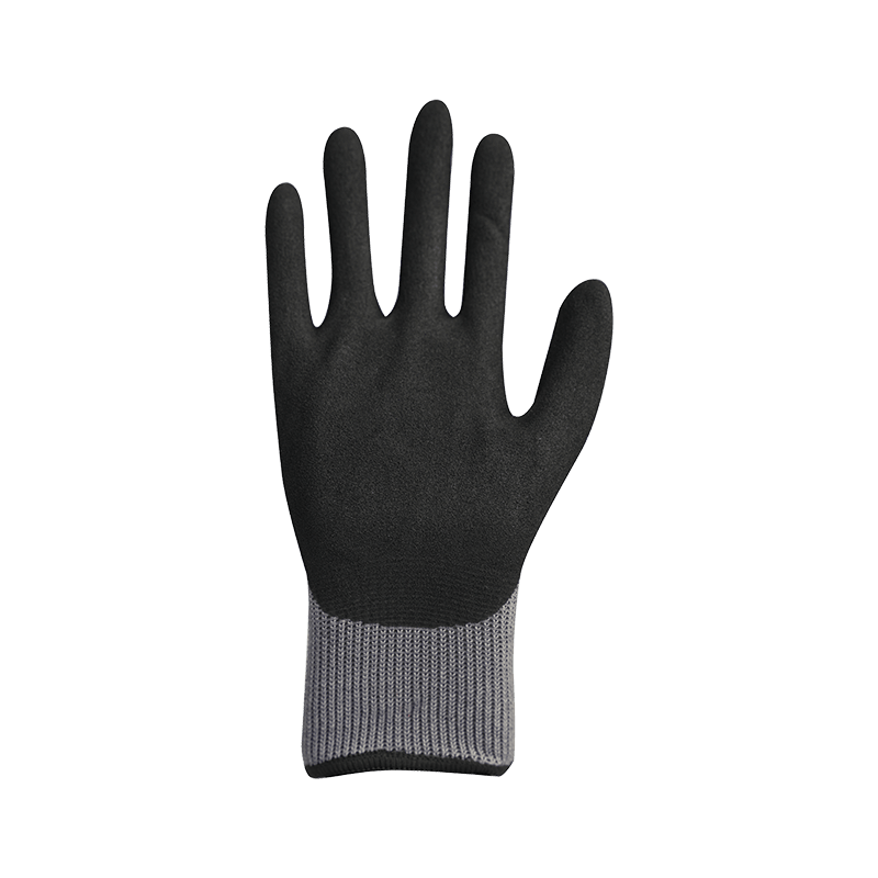 Lapisan nilon/spandeks 15G dengan lapisan nitril berpasir